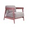 Daewood Lounge Chair - Penny Brown, Light Grey - 0