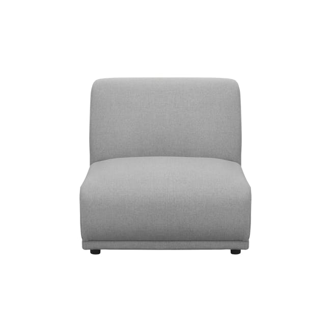Milan 4 Seater Corner Extended Sofa - Slate (Fabric) - 14