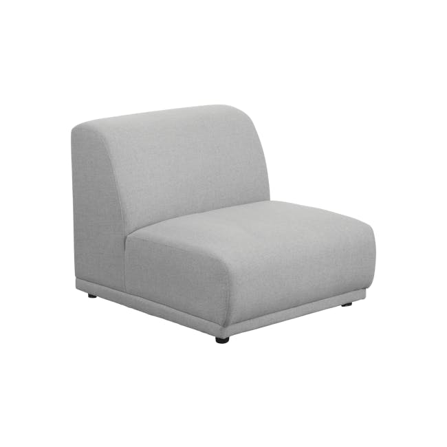 Milan 4 Seater Corner Extended Sofa - Slate (Fabric) - 15