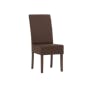 Nora Dining Chair - Cocoa, Mocha (Faux Leather) - 0