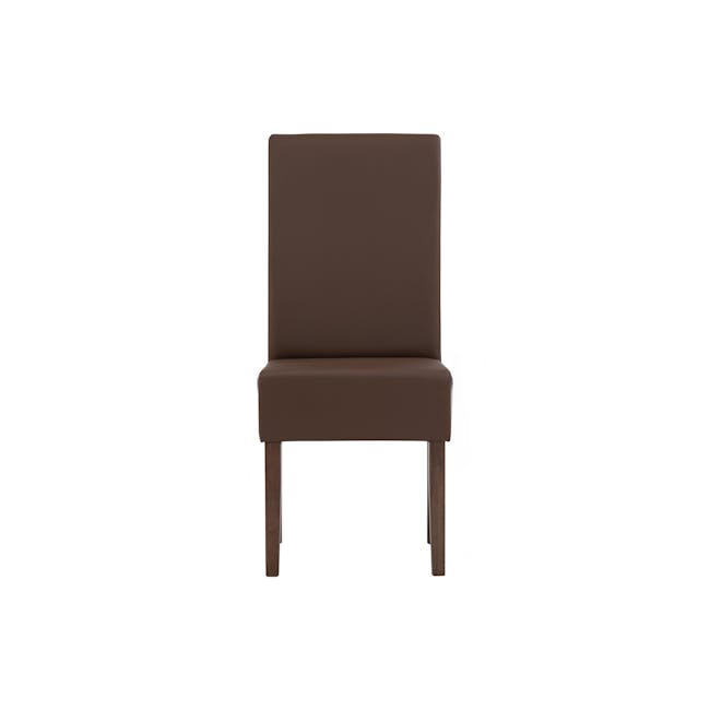 Nora Dining Chair - Cocoa, Mocha (Faux Leather) - 5