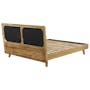 Todd Queen Bed with 2 Todd Twin Bedside Tables - 7