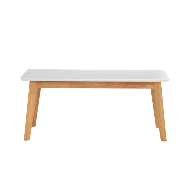 Allison Coffee Table - Natural, White - 5