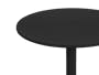 Cyrus Round Dining Table 0.7m - Black - 2