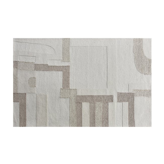Bowie Textured Wool Rug (3 Sizes) - 0