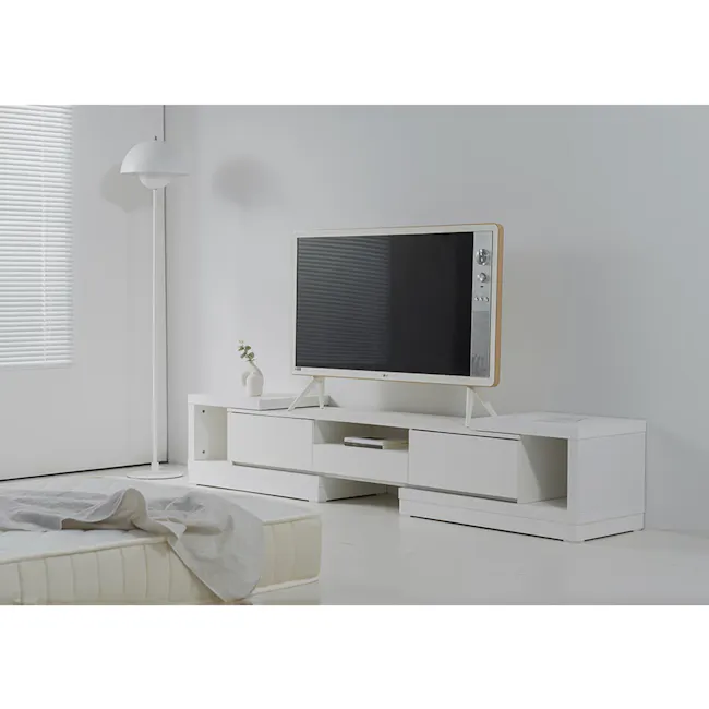 Derelle Extendable TV Console 1.6m-2.4m - Grey - 9