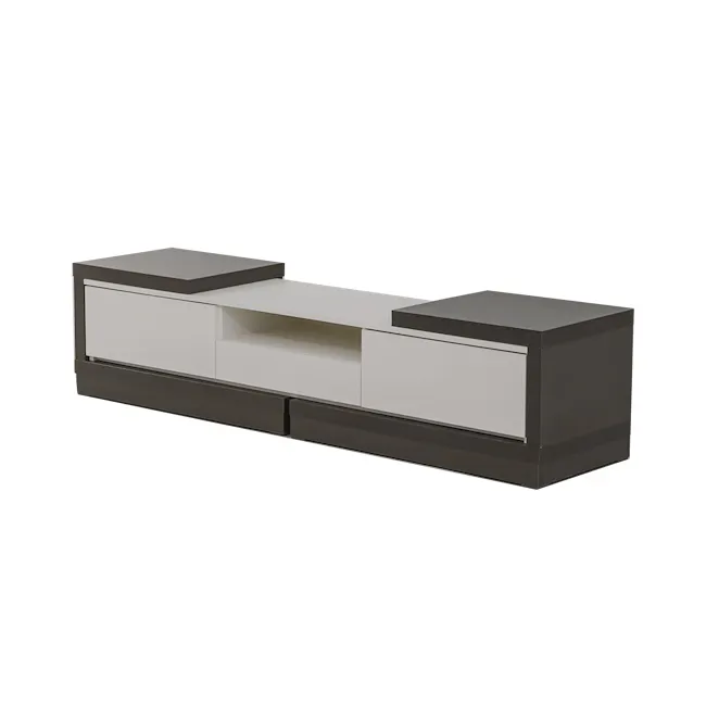 Derelle Extendable TV Console 1.6m-2.4m - Grey - 1