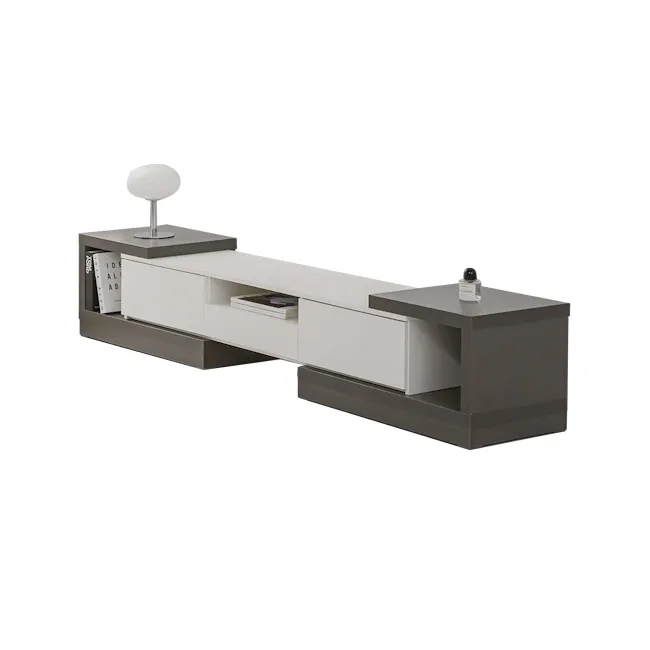 Derelle Extendable TV Console 1.6m-2.4m - Grey - 15