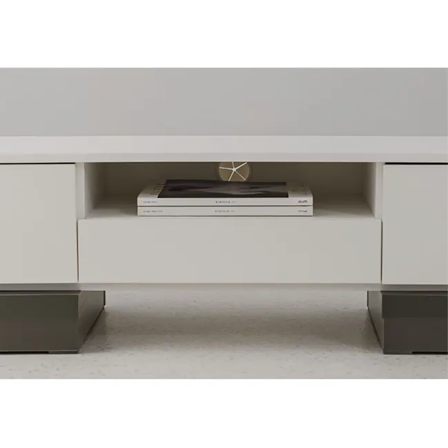Derelle Extendable TV Console 1.6m-2.4m - Grey - 18