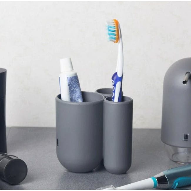 Touch Toothbrush Holder - Grey - 4