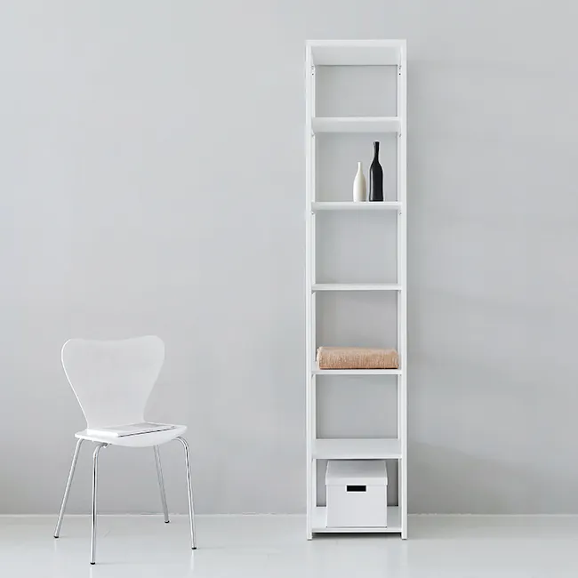 Esen 7-Tier Narrow Shelf 0.4m - White - 10