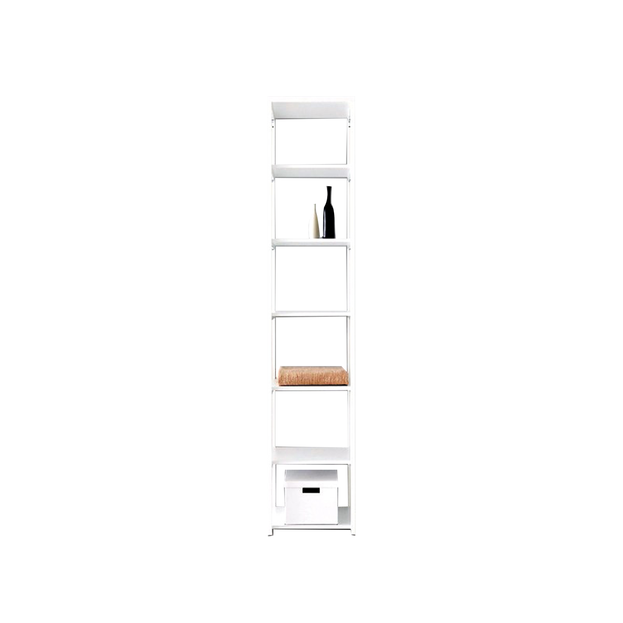 Esen 7-Tier Narrow Shelf 0.4m - White