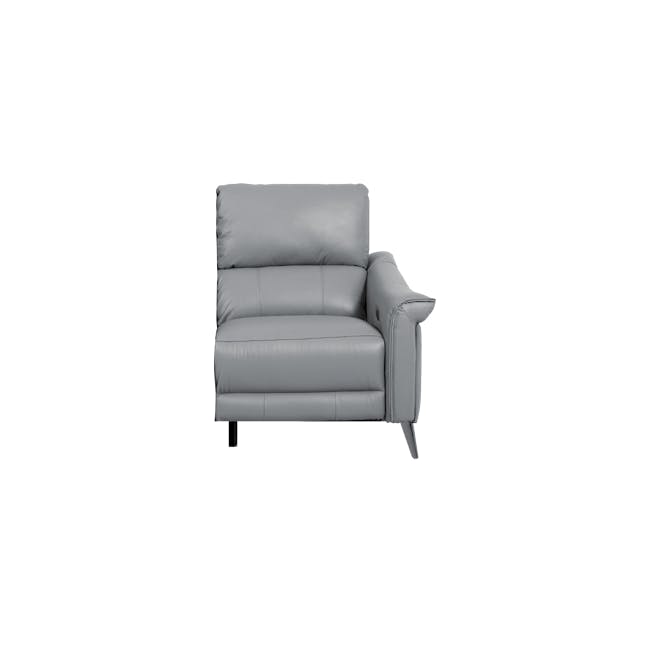 Strato Right Arm Power Recliner Unit - Glacier Grey (Top Grain Leather) - 1