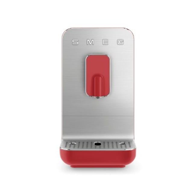 SMEG Bean-To-Cup Coffee Machine - Red - 0