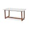 Maeby Marble Dining Table 1.8m - Cocoa