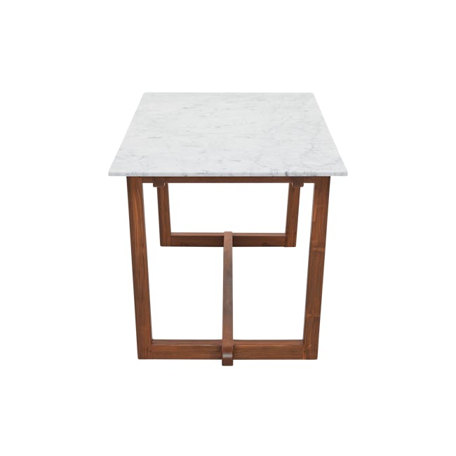 Maeby Marble Dining Table 1.8m - Cocoa - 2
