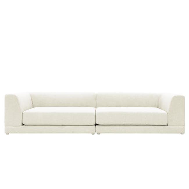 Abby 4 Seater Lounge Sofa - Pearl - 0