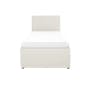 (As-is) ESSENTIALS Single Trundle Bed - White (Faux Leather) - 2 - 0