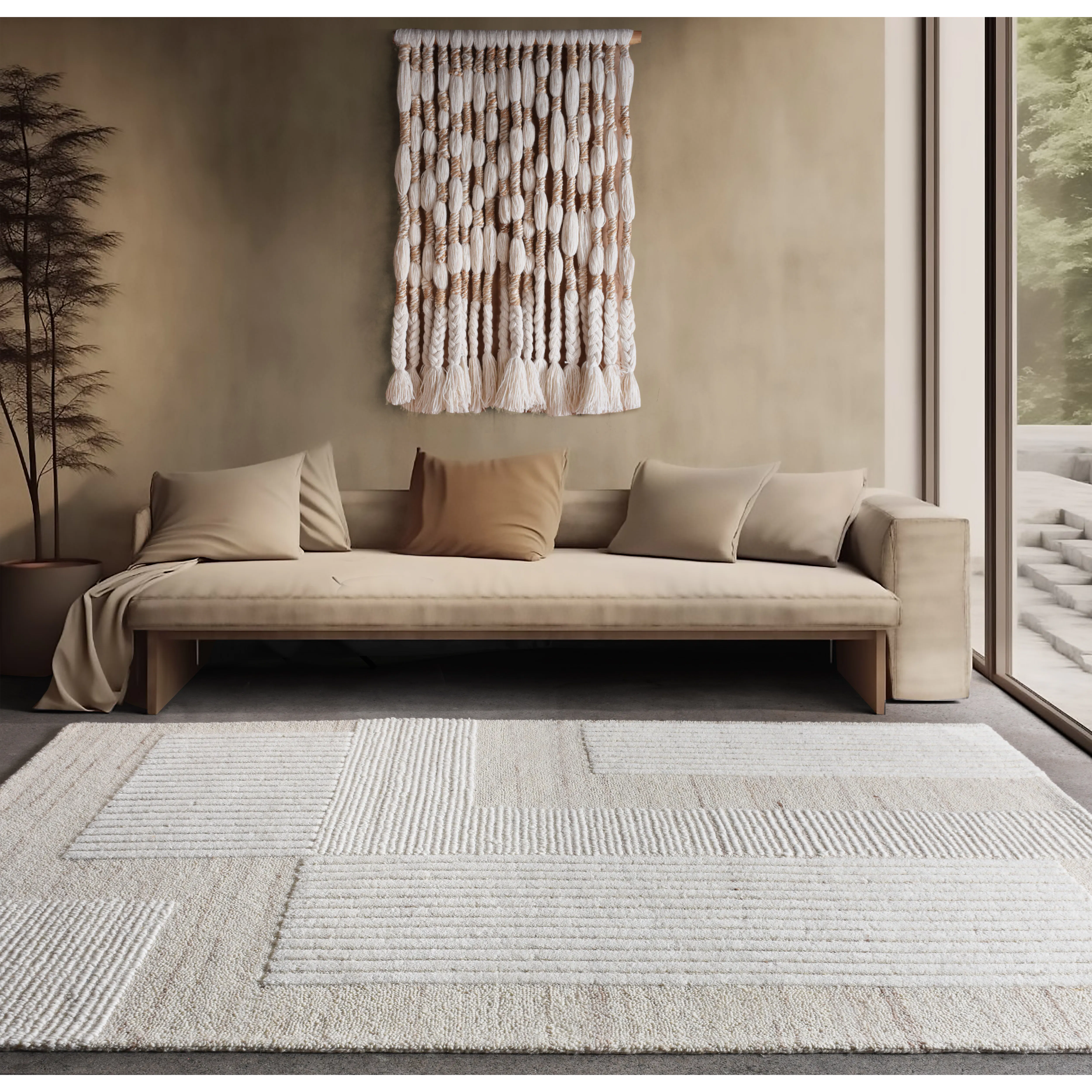 (As-is) Tongaat Wool Rug (3 Sizes) - 1.9m x 2.9m - 7