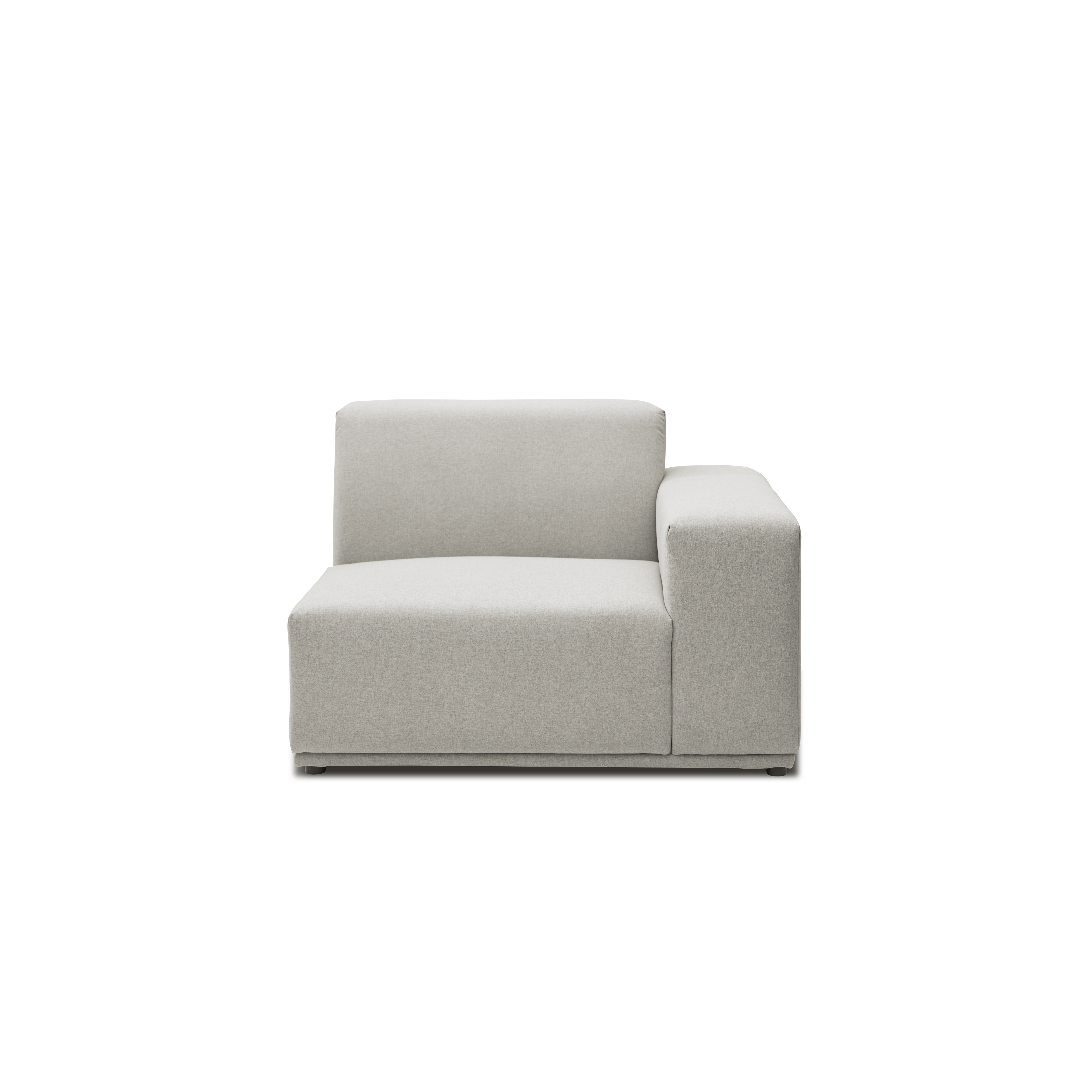 Milan Right Arm Unit - Ivory (Fabric)