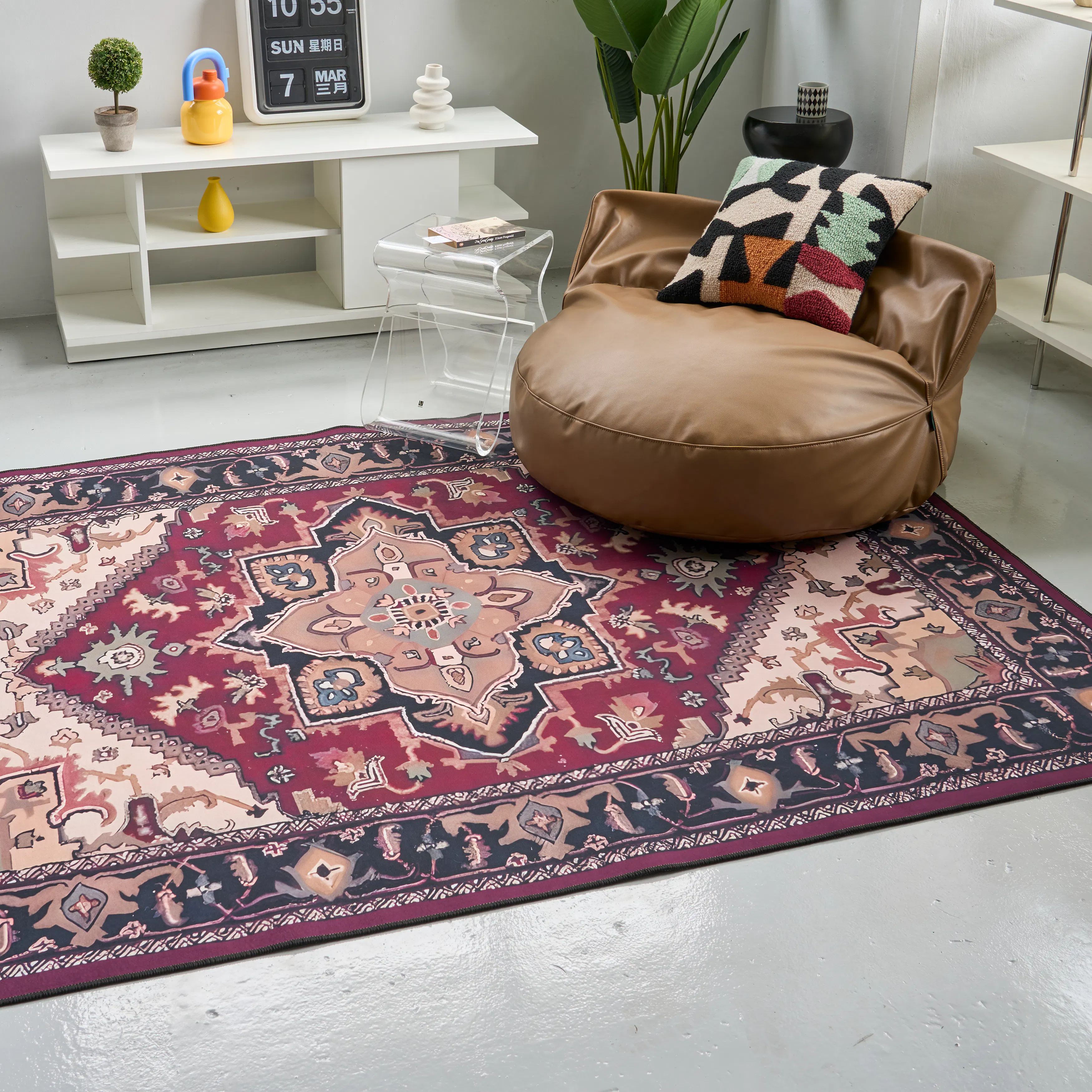 Aras Low Pile Rug (3 Sizes) - 11