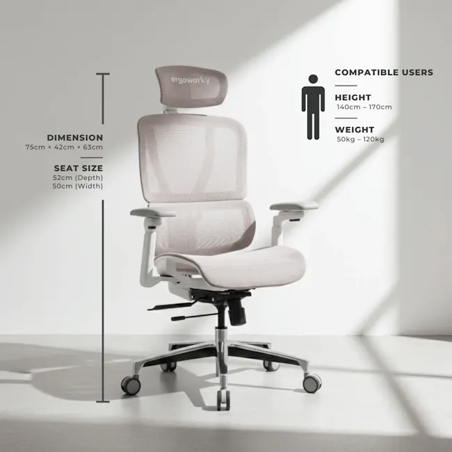 Truly Airflex Chair - Black - 5