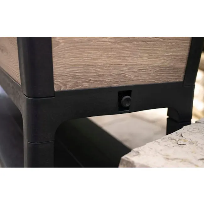 Darwin Raised Garden Bed With Shelf - Ashwood - 4