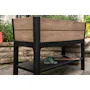 Darwin Raised Garden Bed With Shelf - Ashwood - 7