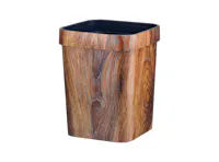 Sven Wood Waste Bin - Walnut