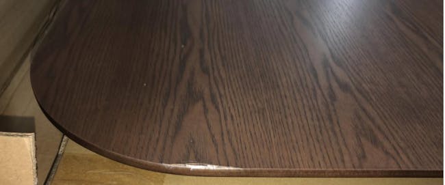 (As-is) Roden Dining Table 1.8m - Cocoa - 6 - 5