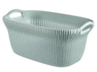 Curver Knit Laundry Basket 40L - TW Grayish