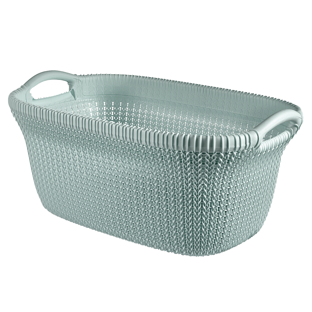Knit Laundry Basket 40L TW Grayish, Curver HipVan