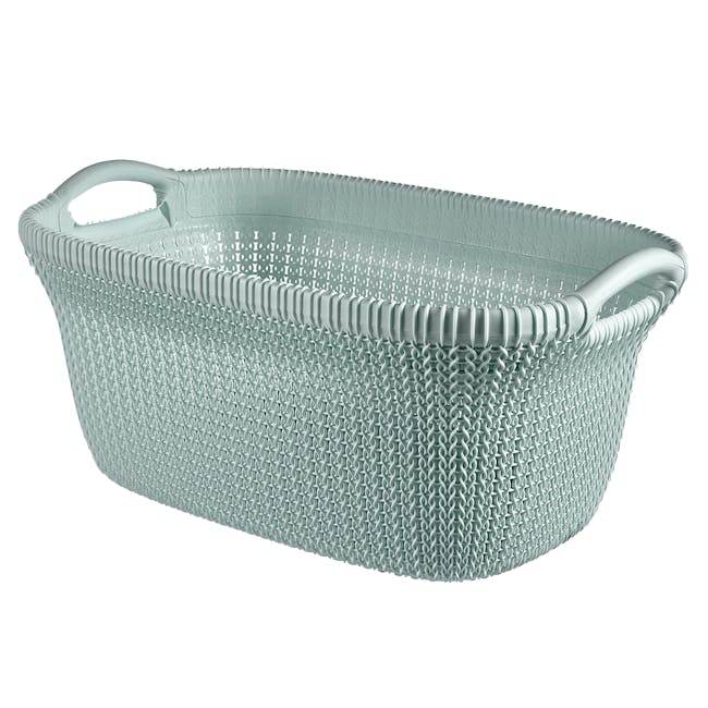 Knit Laundry Basket 40L - TW Grayish - 0