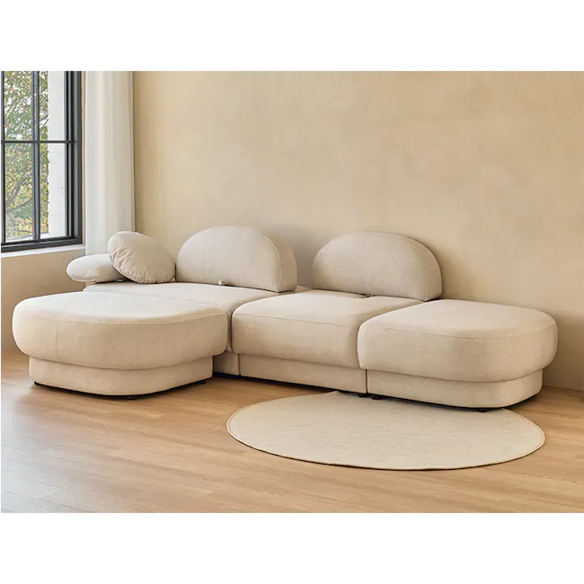 Hara Left Arm Modular Adjustable Sofa - 14