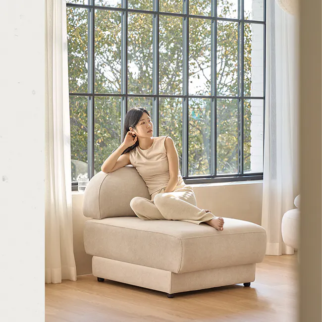 Hara 4 Seater Adjustable Chaise Sofa - 30