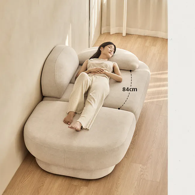 Hara 4 Seater Adjustable Chaise Sofa - 13