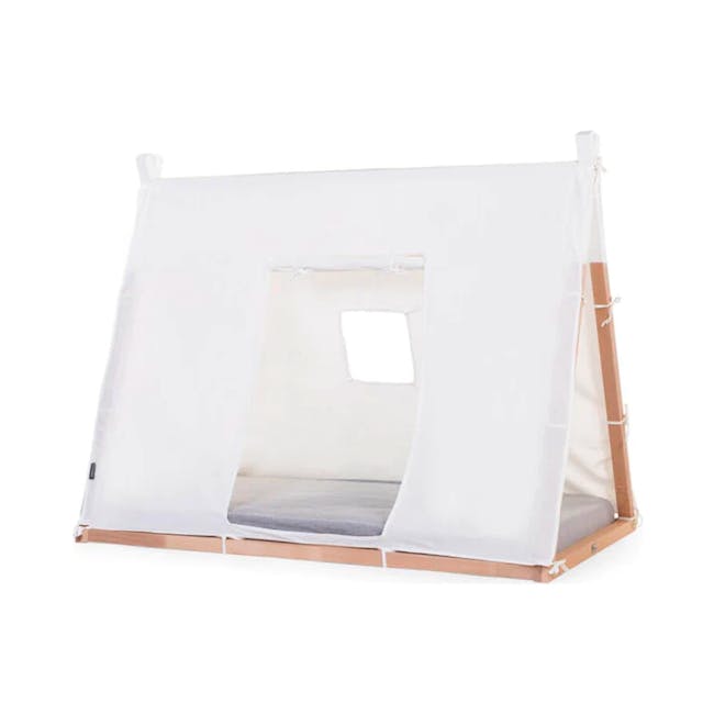 Childhome Tipi Tent Bed Frame Cover Only - White - 3