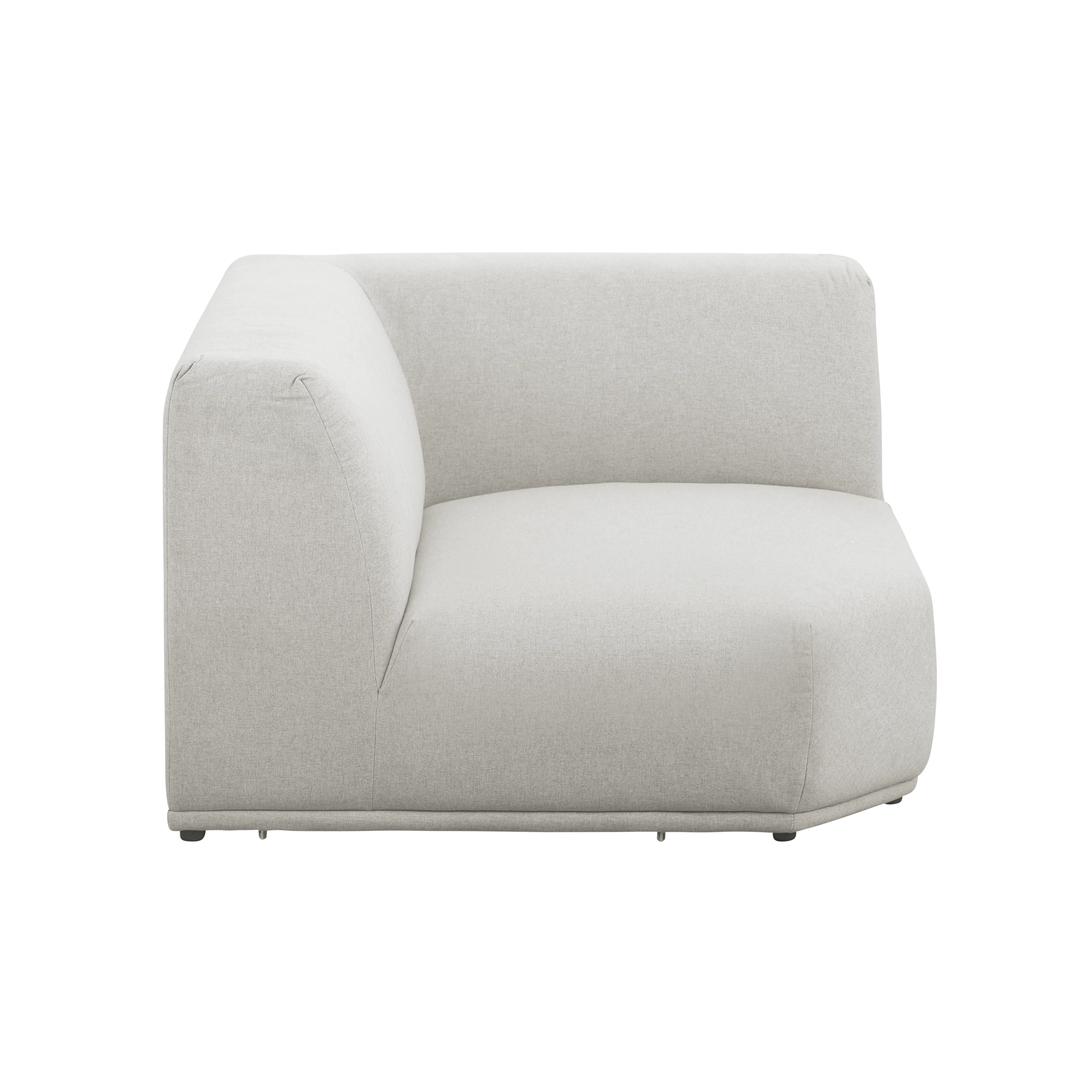 (As-is) Milan Corner Unit - Ivory (Fabric) - 9