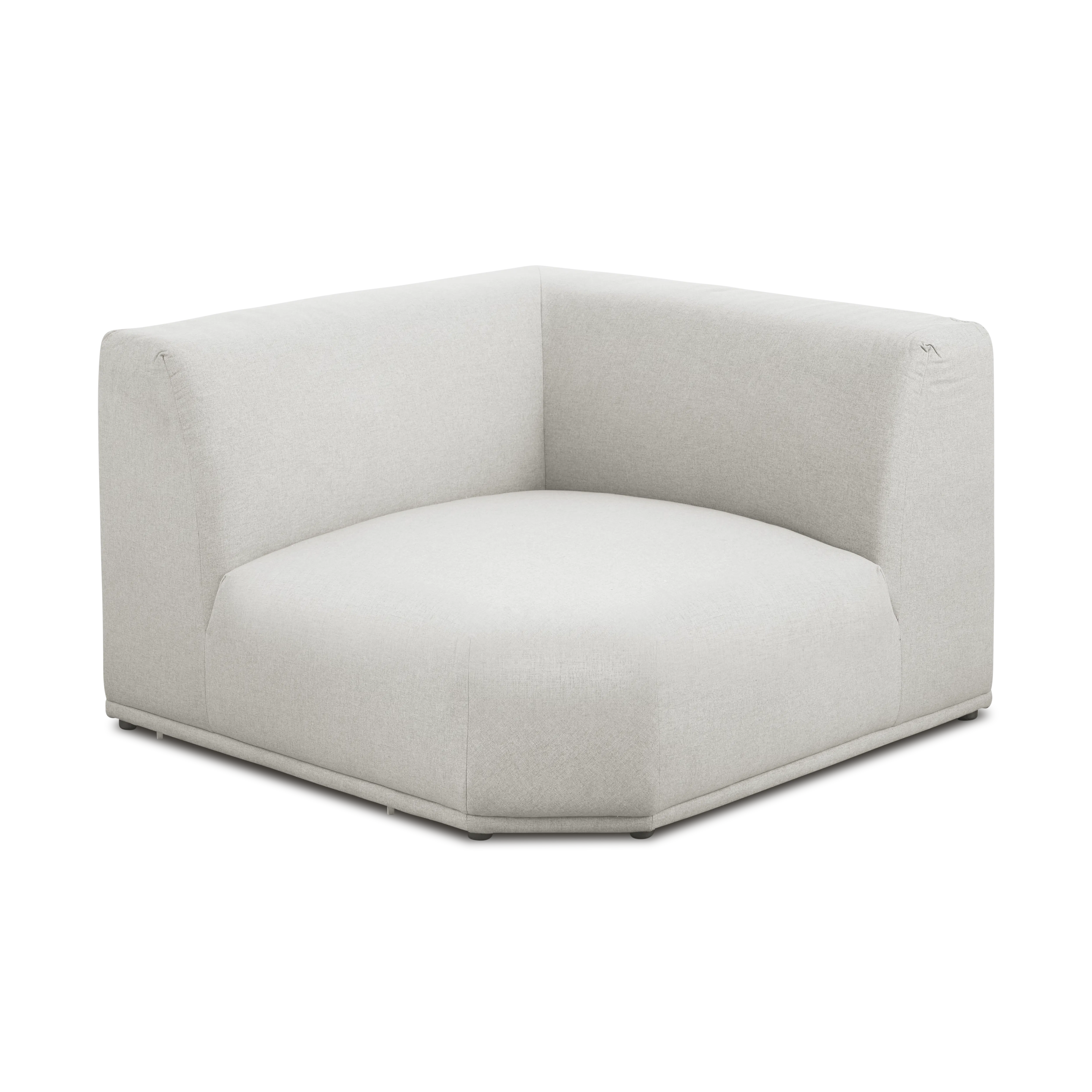 (As-is) Milan Corner Unit - Ivory (Fabric) - 15