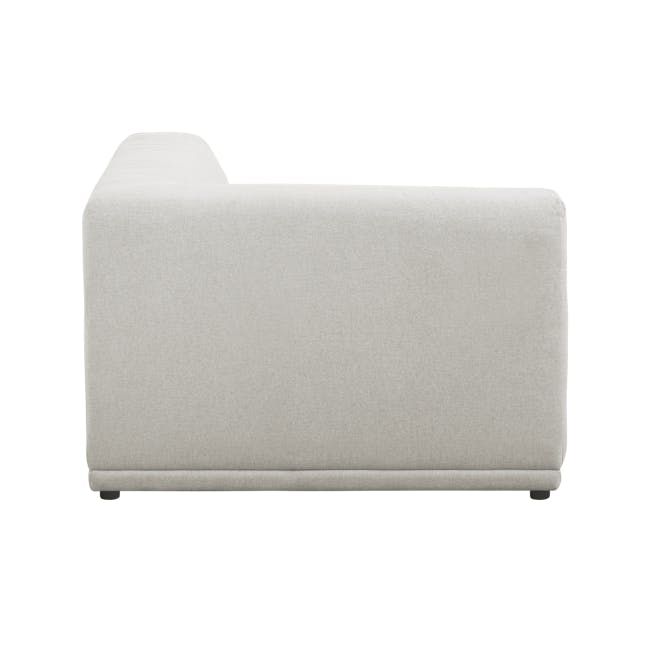 Milan 3 Seater Corner Extended Sofa - Ivory (Fabric) - 17