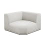 Milan 4 Seater Corner Extended Sofa - Ivory (Fabric) - 26