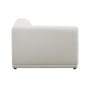 Milan 4 Seater Corner Extended Sofa - Ivory (Fabric) - 31