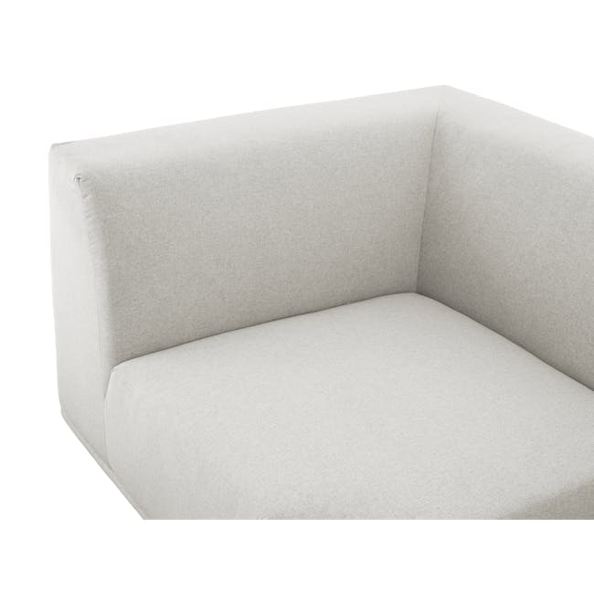 Milan 4 Seater Corner Extended Sofa - Ivory (Fabric) - 34
