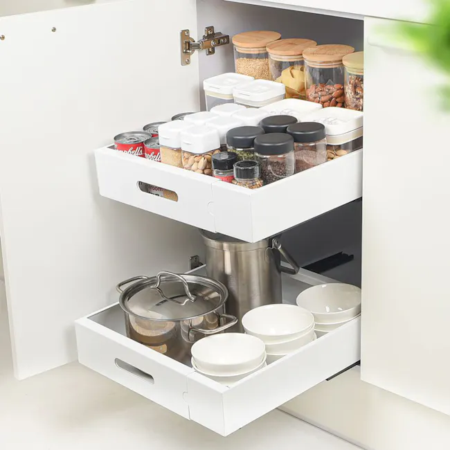 ESSENTIALS Extendable Pull Out Drawer Storage Tray 33.5cm-50 cm - 10