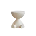 Zacky Buddy Side Table - White