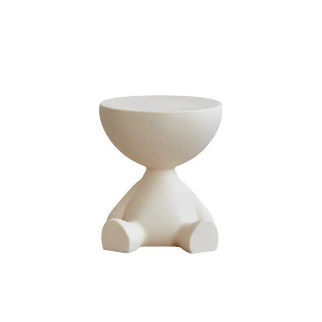 Zacky Buddy Side Table - White - 1