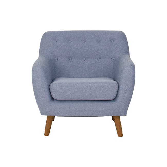 Emma Seater Sofa with Emma Armchair Dusk Blue, Emma by Hipvan