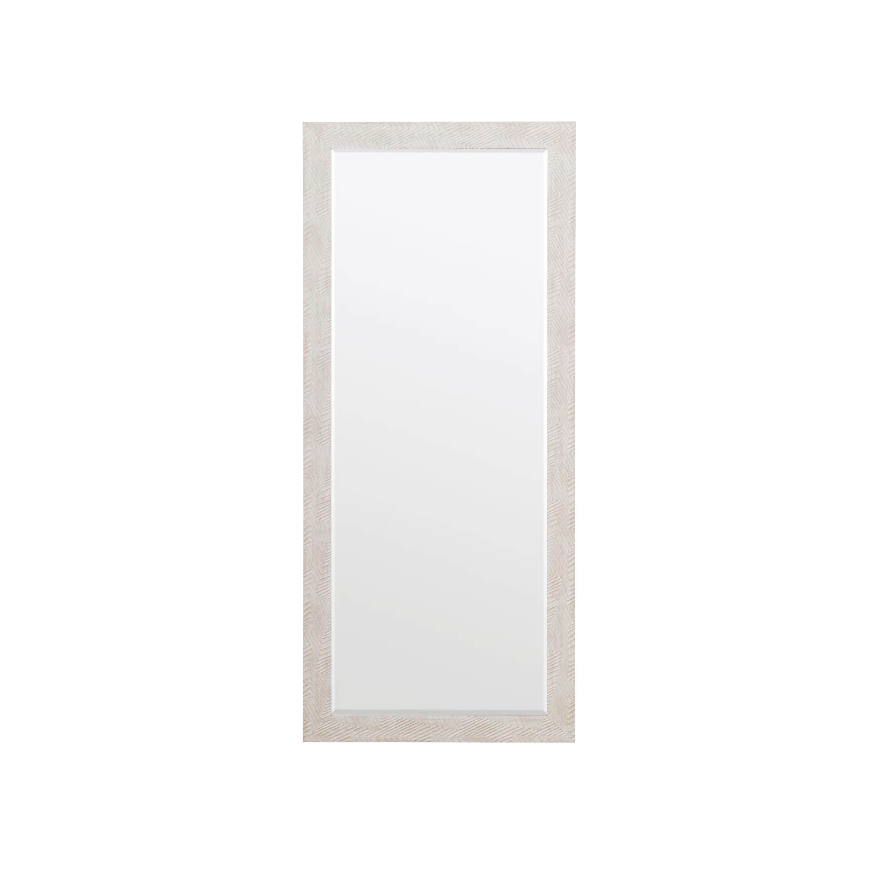 Havana Full-Length Mirror 70 x 170 cm - White Carving
