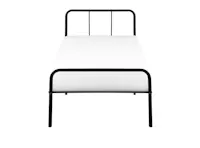 Owen Single Metal Bed - Black