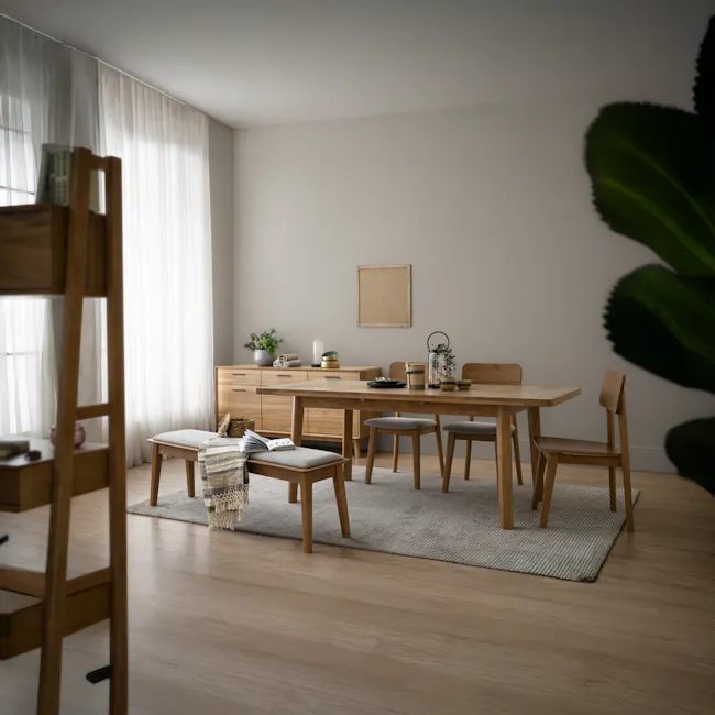 Toronto Extendable Dining Table 1.6m-2m with 6 Toronto Dining Chairs - 6